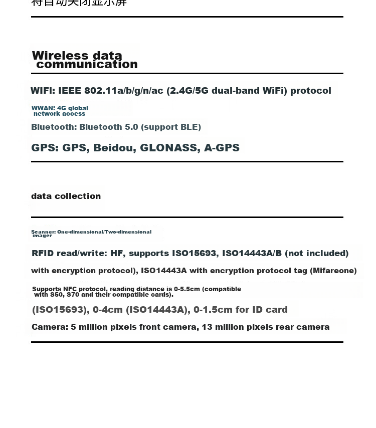 Seuic CRUISE GE2 Handheld Data Terminal PDA Android Collector Industrial Mobile Phone Telecom Warehouse Inventory Wireless RF Gun Dongda Integrated GE2 15