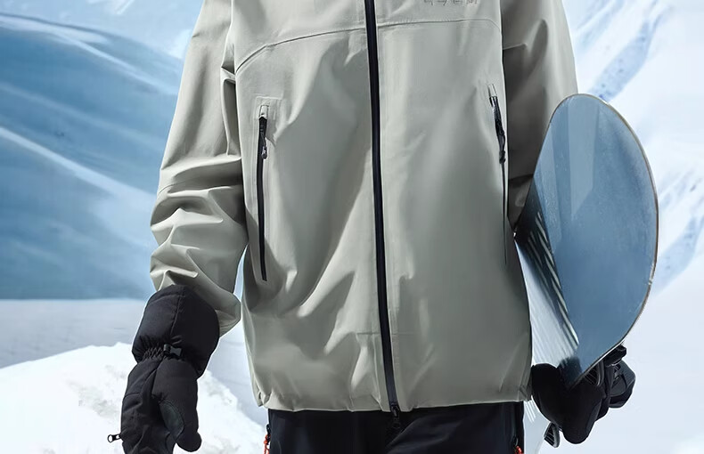 CAMEL [Himalaya Series] Outdoor Windproof And Rainproof Hard Shell Jacket for Men And Women, 3L H3500 A34CA31848 6
