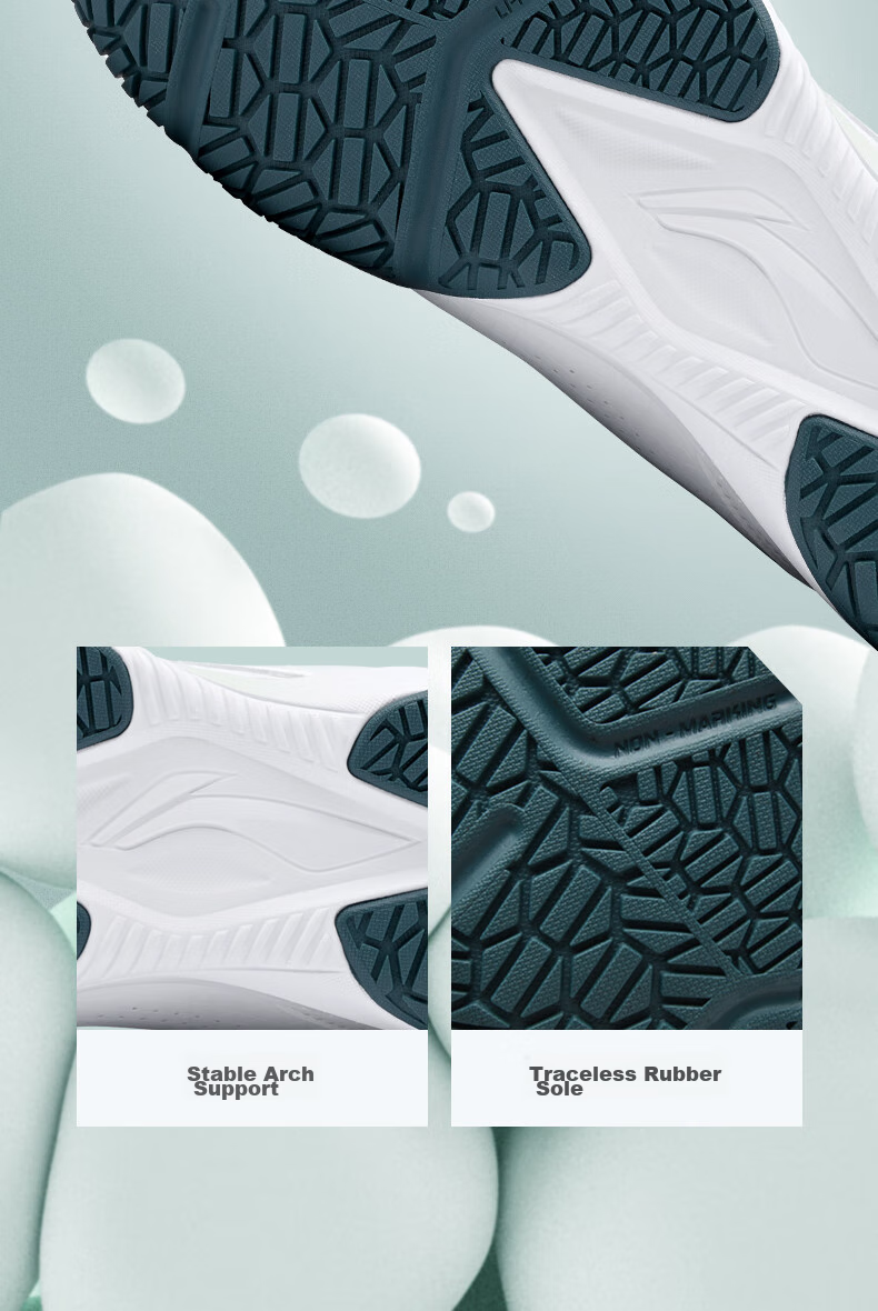 Li-Ning Badminton Shoes, Bopan Yun Men's And Women's Models, Non-Slip, Wear-Resistant, Shock-Absorbing, Ultra-Lightweight, Breathable, Competition Training Shoes, Sports Shoes 21