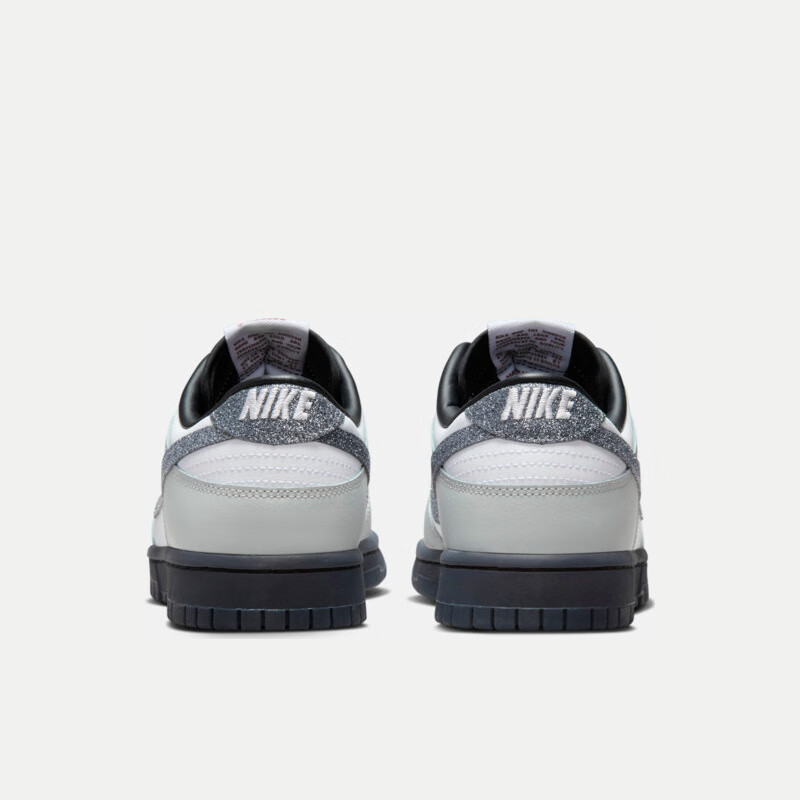 NIKE Women's Casual Skateboarding Shoes, DUNK Cushioning Fashionable Versatile Sneakers, HQ3462-191 White And Gray, Size 35.5 5