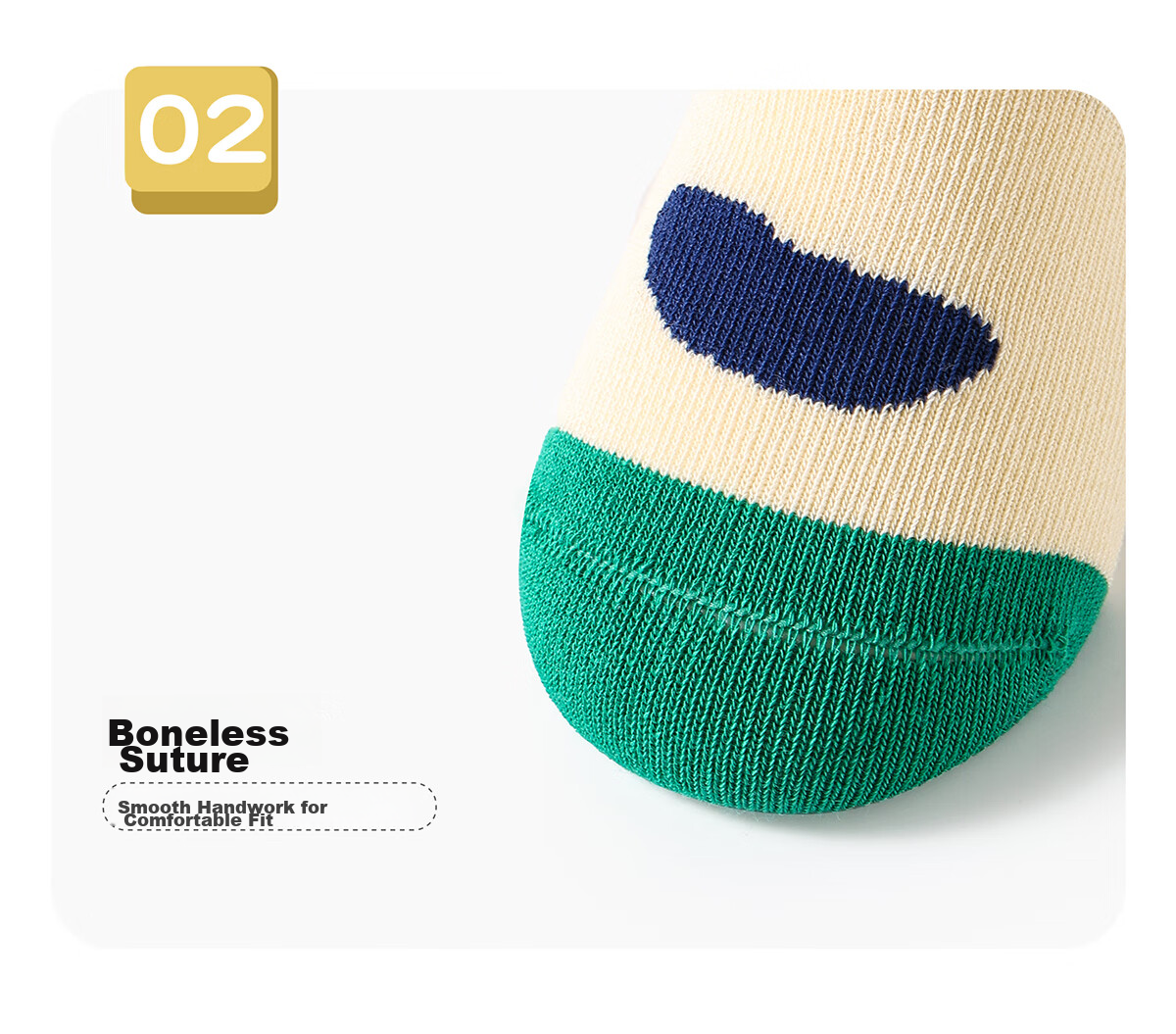 Banbi Children's Socks, Autumn And Winter Trendy Socks for Boys, Spring And Autumn Seamless Mid-Calf Socks for Older Children, BB2474, Size 18-20 18