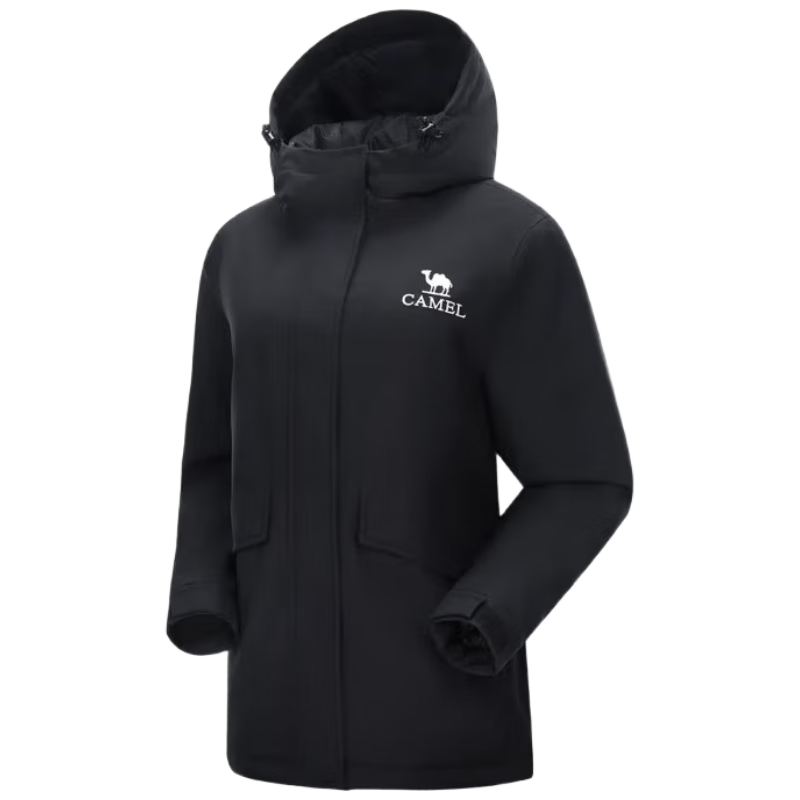 CAMEL Women's Outdoor Quilted Softshell Waterproof Jacket Men's New Rainproof Mountaineering Coat for Tibet Trekking
