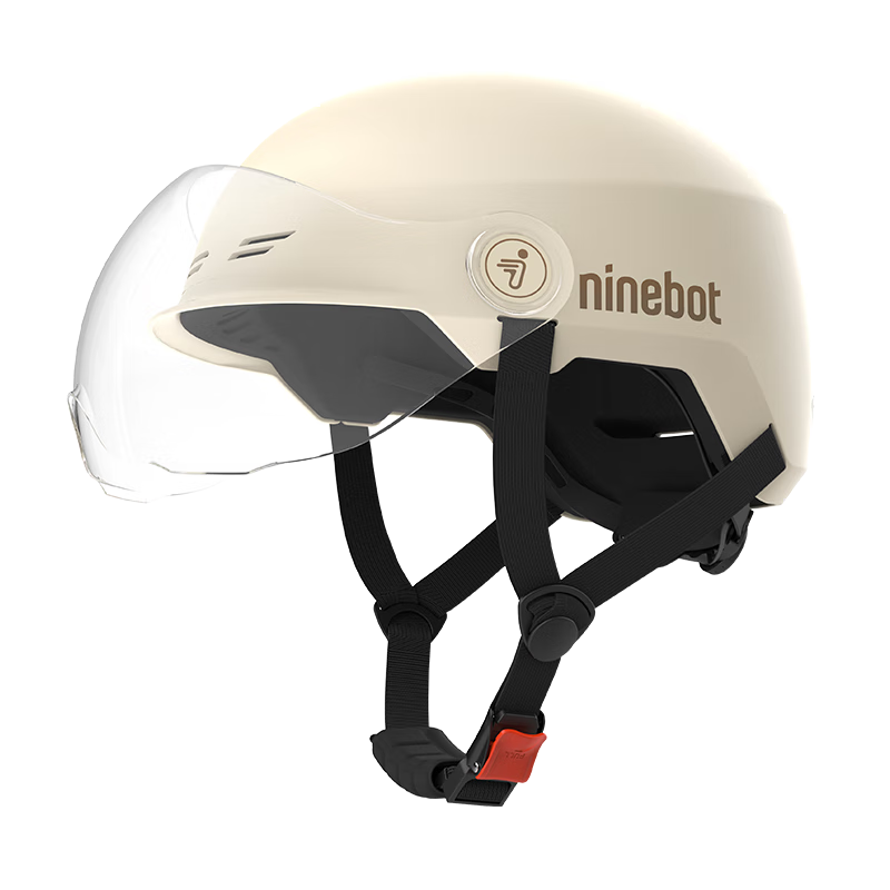 Ninebot Accessories, All-Season 3C Quality Helmet for Electric Scooters, Half Helmet, White (Suitable Accessories for Skateboards And Balance Bikes)