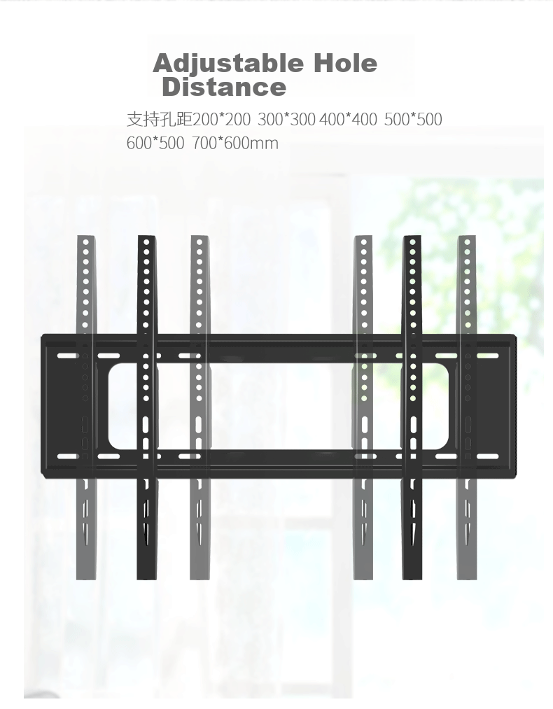 Yizhigu TV Wall Mount Bracket for Large And Thick Screens 75-120 Inches Compatible with Xiaomi, Hisense, Skyworth, Sony, Konka, TCL, Huawei Smart Screen Wall Mount 4