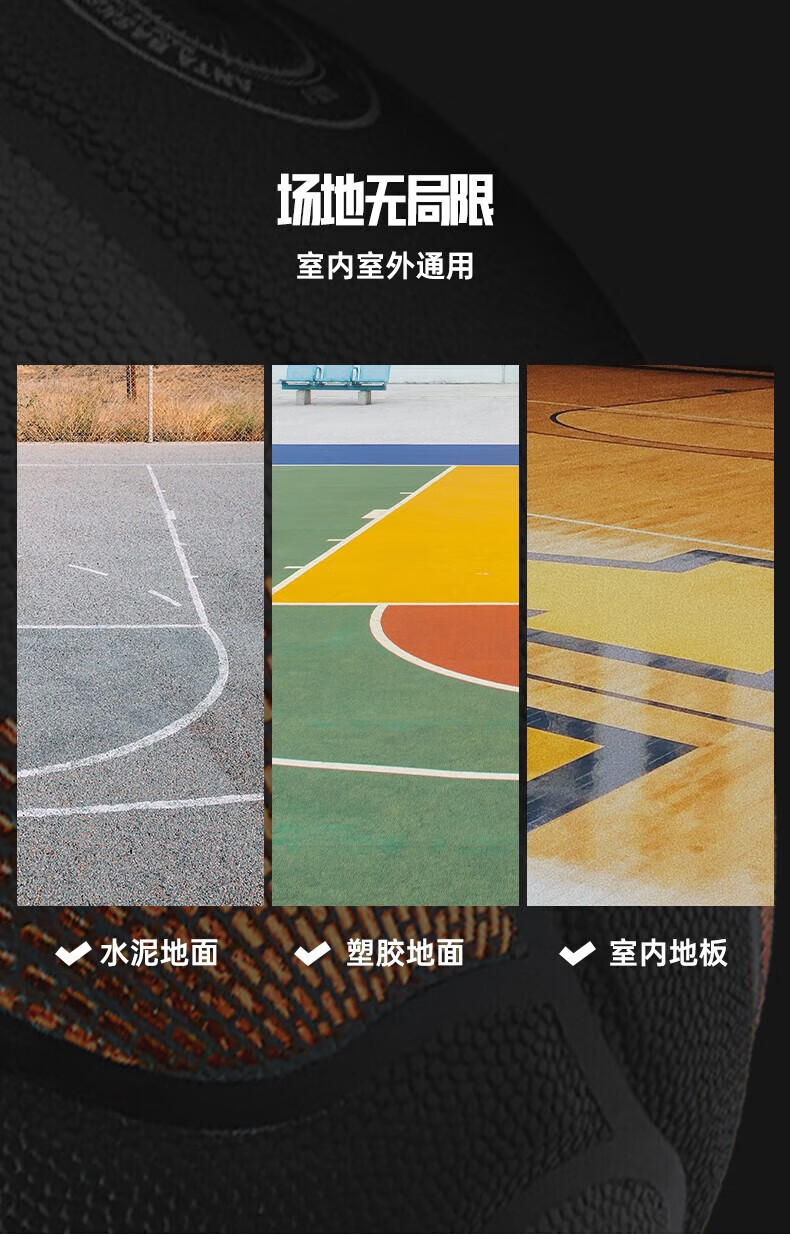ANTA Basketball Size 7 Adult Competition Ball, Non-Slip, Wear-Resistant, Suitable for Cement Courts, Indoor And Outdoor Use, Professional Youth Basketball 5