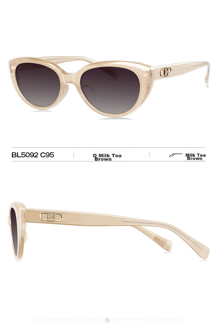 BOLON Sunglasses, Yang Zi's Style, Cat-Eye Sunglasses, UV Protection, Driving Sunglasses for Women, Trendy, BL5092C10 17