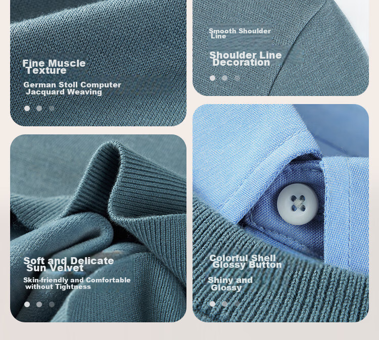 JD Original [Fake Two-Piece] Sweater Knit Pullover for Men, Winter Men's Wool Blend Base Layer, Blue, Size M 12