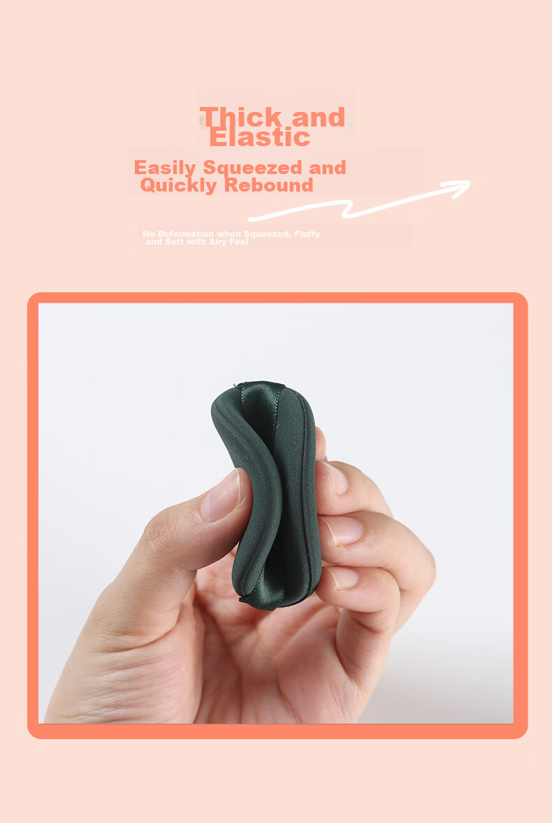 Yaozhi Super Large And Thick Face Cleansing Sponge, Facial Exfoliating Tool for Removing Mask Residue, Black, 1 Piece 10