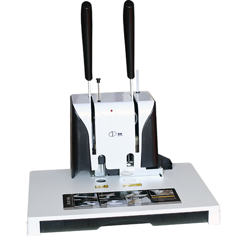 DOCON DC-400B, 400-Page Manual Financial Document Binding Machine, for Accounting And Cashier Office Use, File And Receipt Hot-Melt Riveting, Punching, And Binding Machine