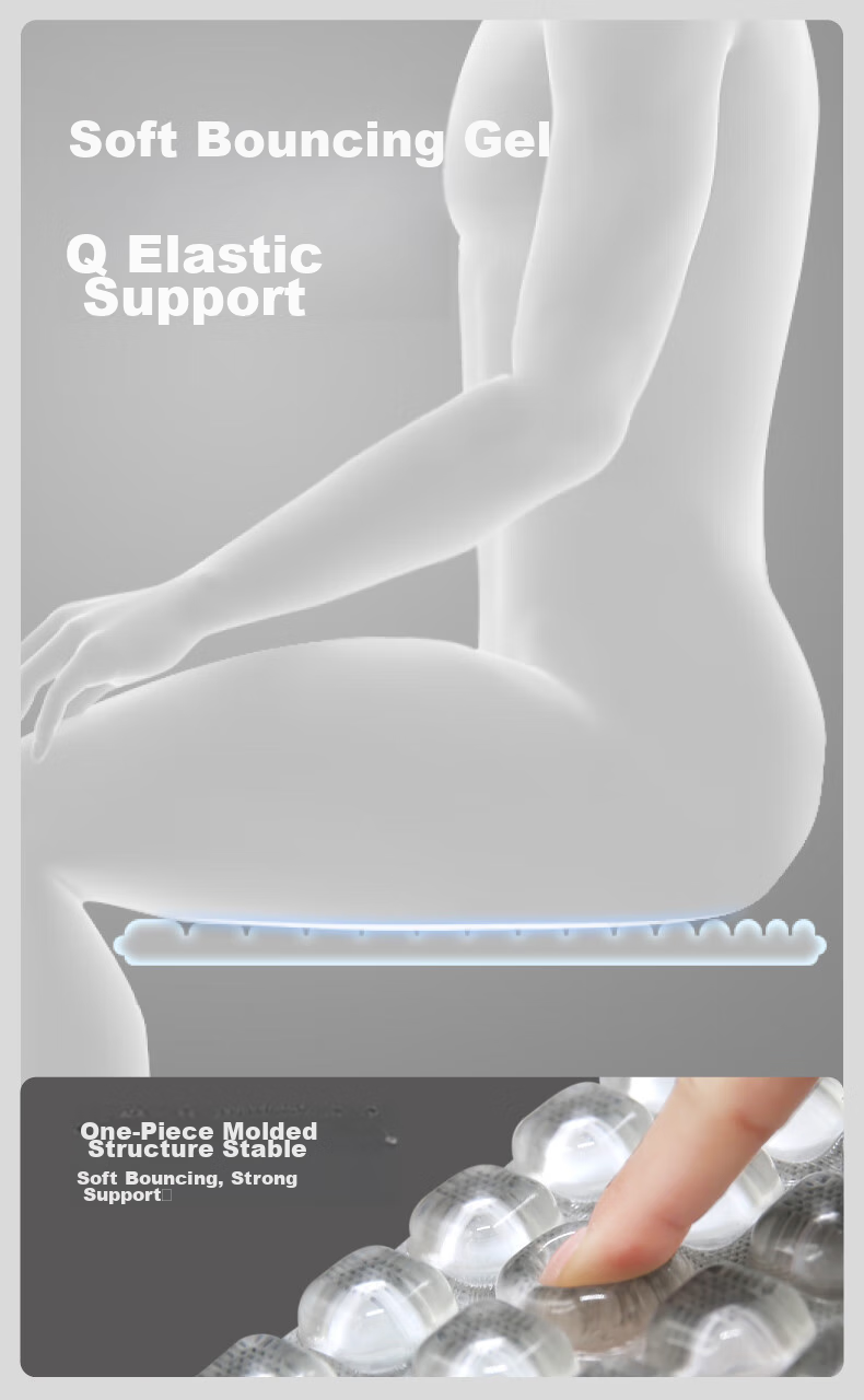 BIMLL Summer Seat Cushion, Honeycomb Gel Ice Pad, Chair Mat, Office Long-Sitting Car Breathable Silicone Cooling Pad, Butt Pad 3