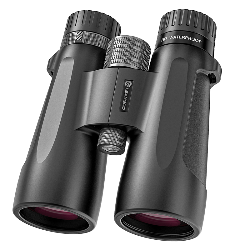 Leaysoo Explorer 10X50ED High-Definition High-Magnification Nitrogen-Filled Waterproof Binoculars with Wide-Angle Lens for Professional Use And Mobile Phone Viewing