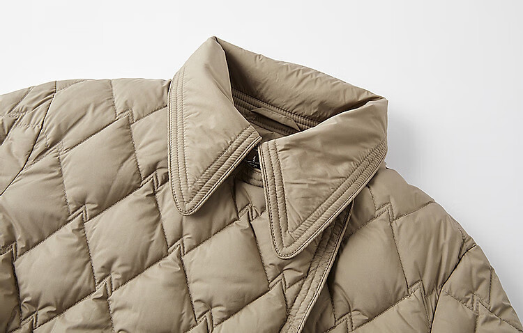 Dme [Warm And Cozy] Winter Lightweight Fluffy 90% Duck down Jacket with Elegant Lapel Collar And Short Style Women's Coat 12