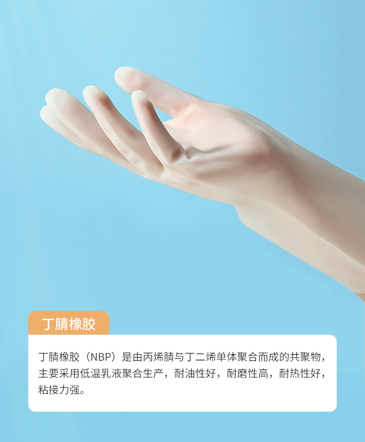 Meiliya Nitrile Gloves Kitchen Dishwashing Workwear Durable Rubber Waterproof Cleaning Cooking Household Gloves 5