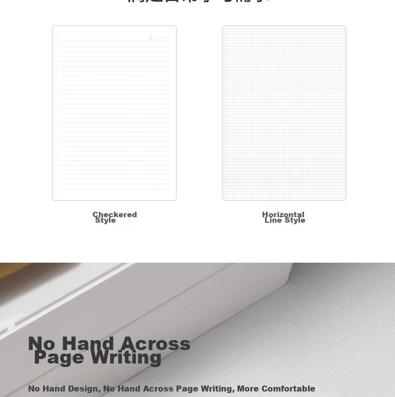 Deli B5 Comfortable Loose-Leaf Notebook Spiral-Bound Stationery Notebook for Middle And High School Homework, Study Supplies, Transparent Lined Paper for Exam Preparation And Error Correction HB550 3