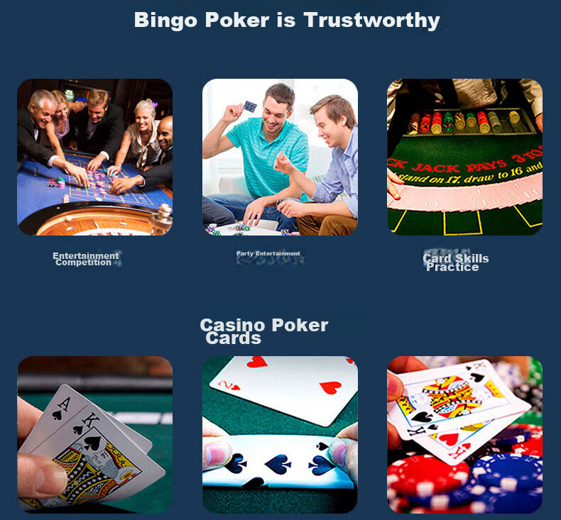 Binwang Poker Cards Premium Series, High-Quality Durable Playing Cards for Gatherings And Entertainment, Suitable for Table Games, 100 Decks, 8006 9