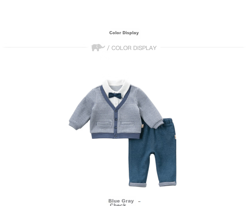 DAVE & BELLA Children's Outfit, Boys' Spring And Autumn Set, Baby And Toddler Stylish Clothing, Boys' Gentleman Casual Wear 10