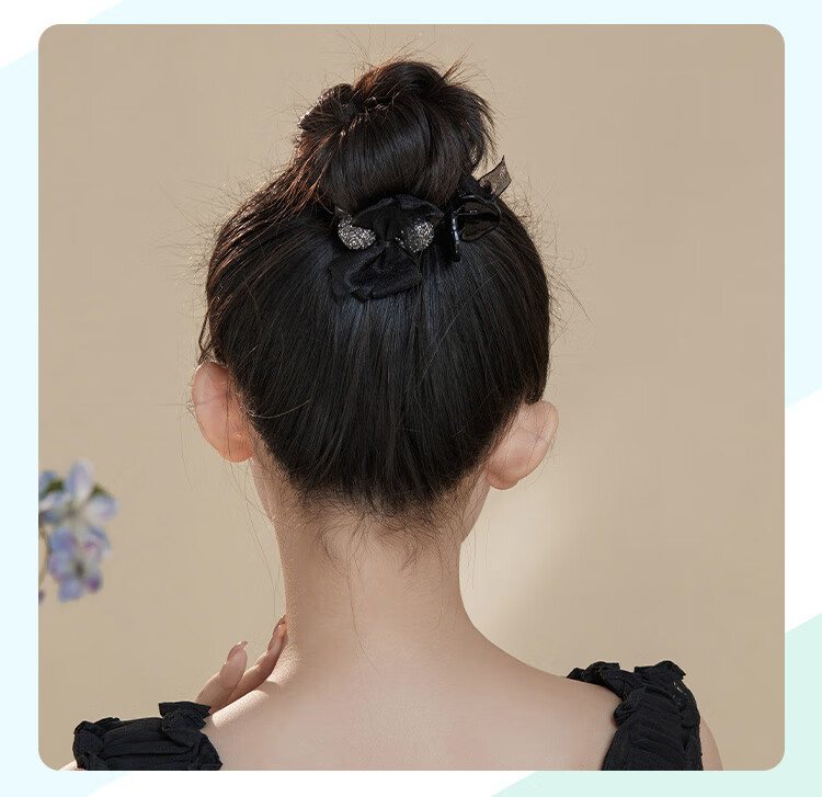 CHIMERA Large Internet-Famous Shark Clip Hair Accessory, Bow Claw Clip, Back of Head Hairpin, Hair Barrette for Women, Mid-Autumn Festival Gift 5