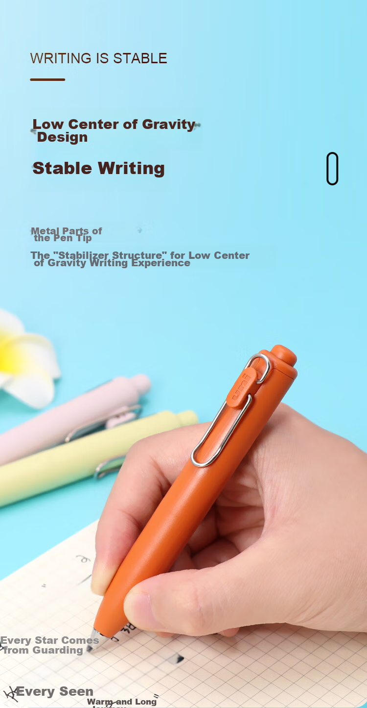 Uni-Mitsubishi Uni-Ball One Series, Medium Core Third Generation Fat Series Gel Pen 0.5mm Signing Pen Banana, UMN-SP 10 Pieces 4