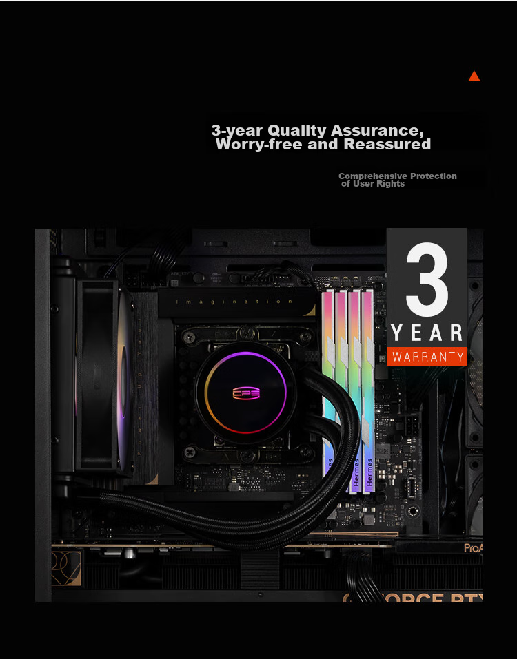 PCCOOLER Jumbo Wave 120 DA120 All-In Liquid CPU Cooler ARGB/RGB Lighting/Integrated Design/Supports 1200/1700/AM5/Standard Thermal Paste Included 8