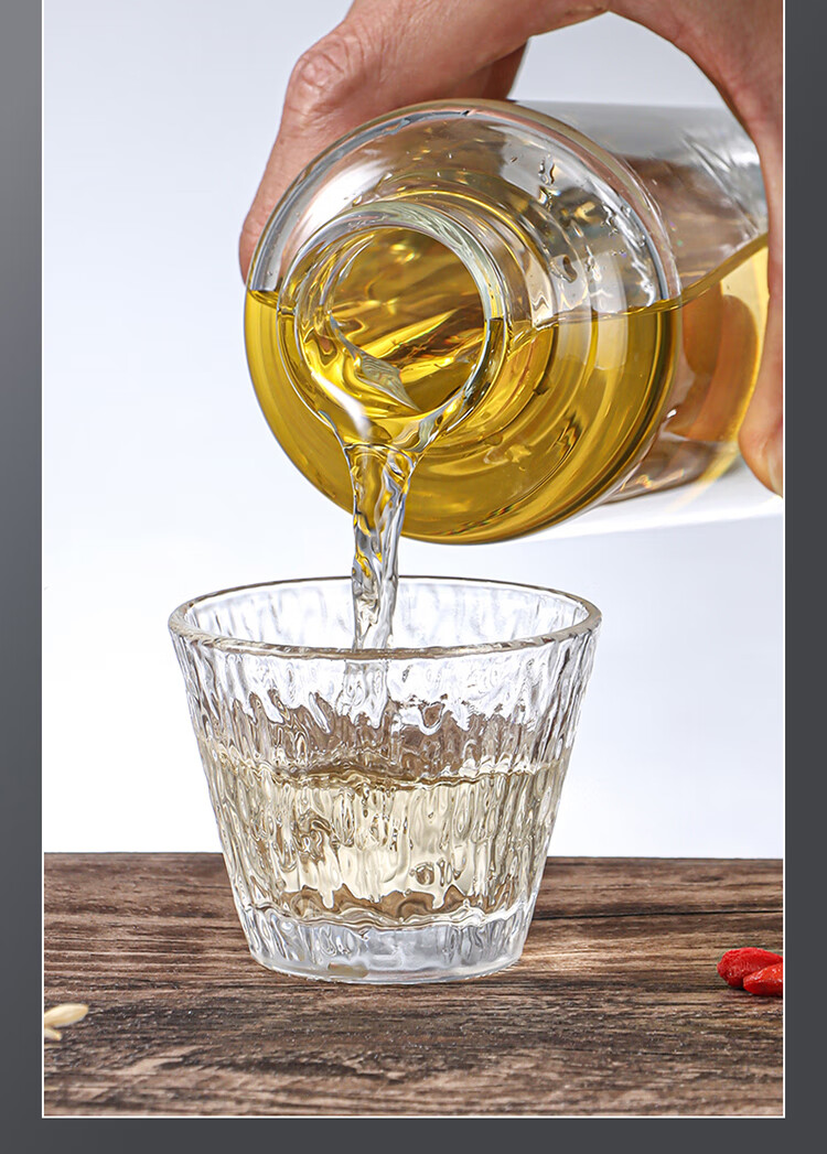 BJ Glass Wine Bottle, Empty Sealed High-End Infusion Container, Specialized Bottle for Liquor, White Spirit Bottle, Self-Brewing Storage And Packaging Bottle 3