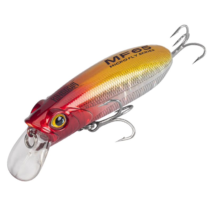 Guowangliya Lure Micro-Fly Scale Series Minnow Sinking Slow Sinking Floating Lure Artificial Bait Long-Distance Casting for Topmouth Culter, Bass, And Black Pit