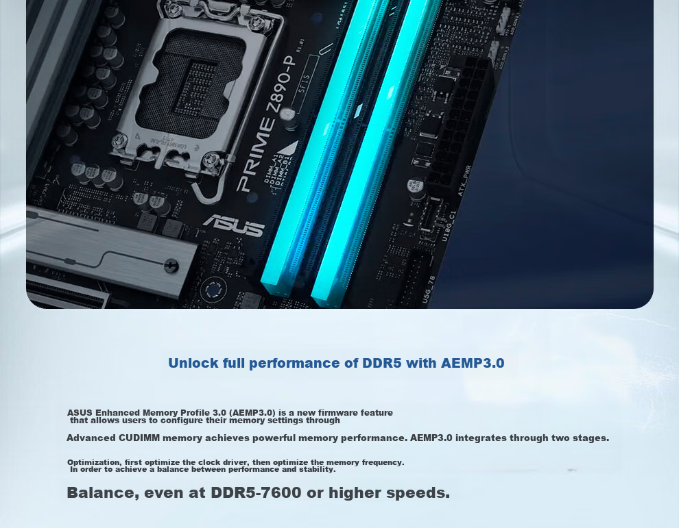 ASUS ProArt Z890-CREATOR WIFI Creative Motherboard Supports CPU 285K/265K/270K (Intel Z890/LGA 1851) 6