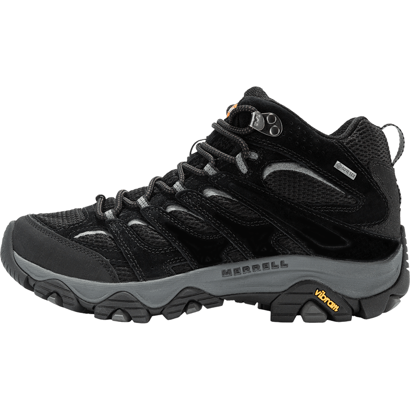 Merrell MOAB3 GTX Mid-Top Waterproof Hiking Shoes for Men, Breathable, Wear-Resistant, VIBRAM Non-Slip Outdoor Mountaineering Boots for Winter, Size 40