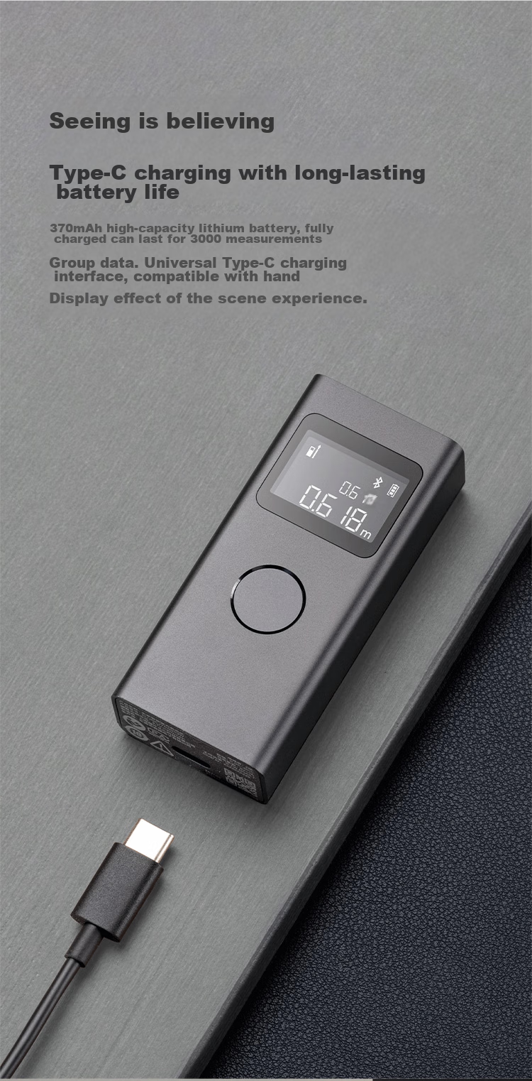 MIJIA Xiaomi, MIJIA Smart Laser Rangefinder, High-Precision Surveying Ruler, Electronic Ruler, Infrared, for Home Renovation Measurement 9