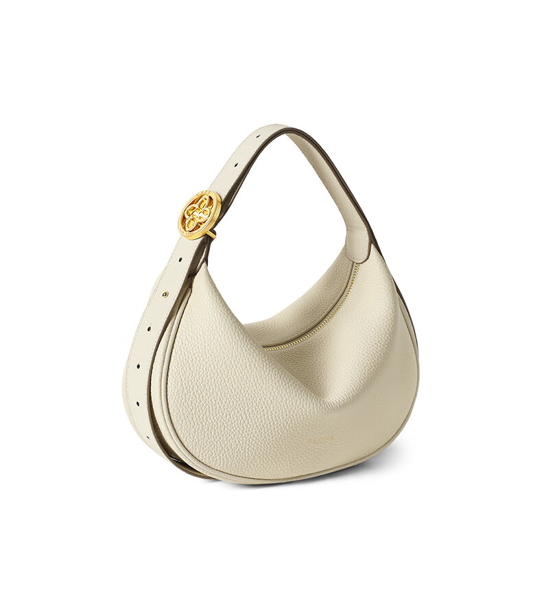 CASSILE Women's Handbag, Top-Grain Leather, Crescent Moon Design, Underarm Crossbody Bag, Practical Gift for Wife on May 20th 25