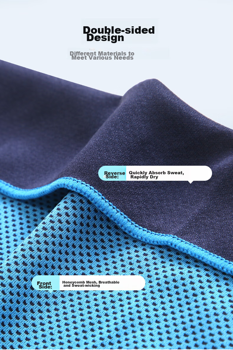 KELME Cooling Sports Towel, Sweat-Absorbing Quick-Drying Fitness Badminton Running Swimming Face Towel, Cooling And Temperature-Reducing Sweat-Wiping Towel for Men And Wome 5
