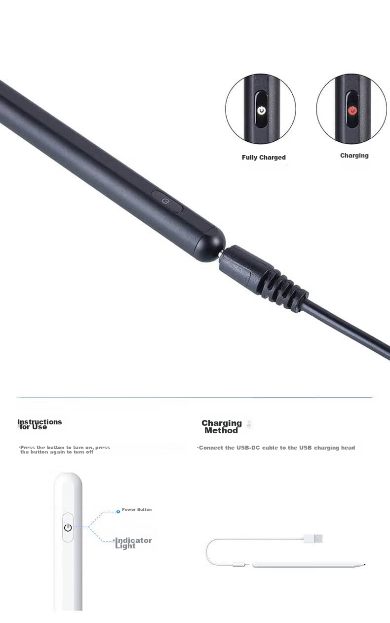 Bkayp Stylus Pen Compatible with Huawei, Suitable for Huawei Handwriting Capacitive Stylus Pencil, Touchscreen Pen for Mobile Phones, Tablets, MatePad11/M6 Honor/iPad Xiaomi/Android 13