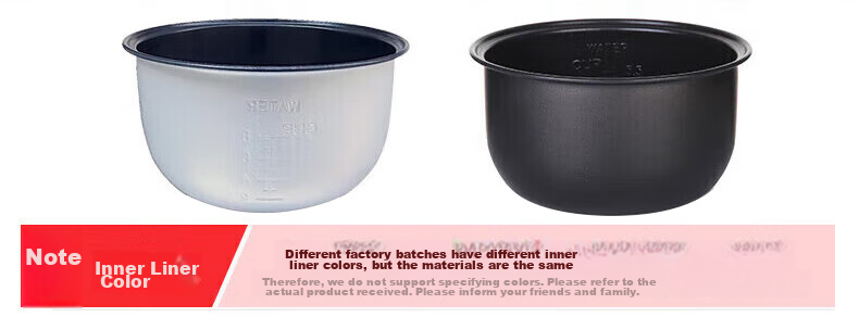 Midea Rice Cooker, Home 3L Mechanical Type, Cast Heating Plate, Simple Easy-To for Elderly, Black Crystal Inner Pot, Mini Rice Cooker MB-YJ308J 1