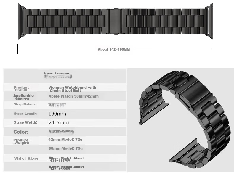 Weiqiantu Compatible with Apple Watch Ultra 4/3 Strap, Apple IWatch S12/S11/S10/9/8/7 Metal Stainless Steel Band for SE3/Ultra4/3/2, Men's 12