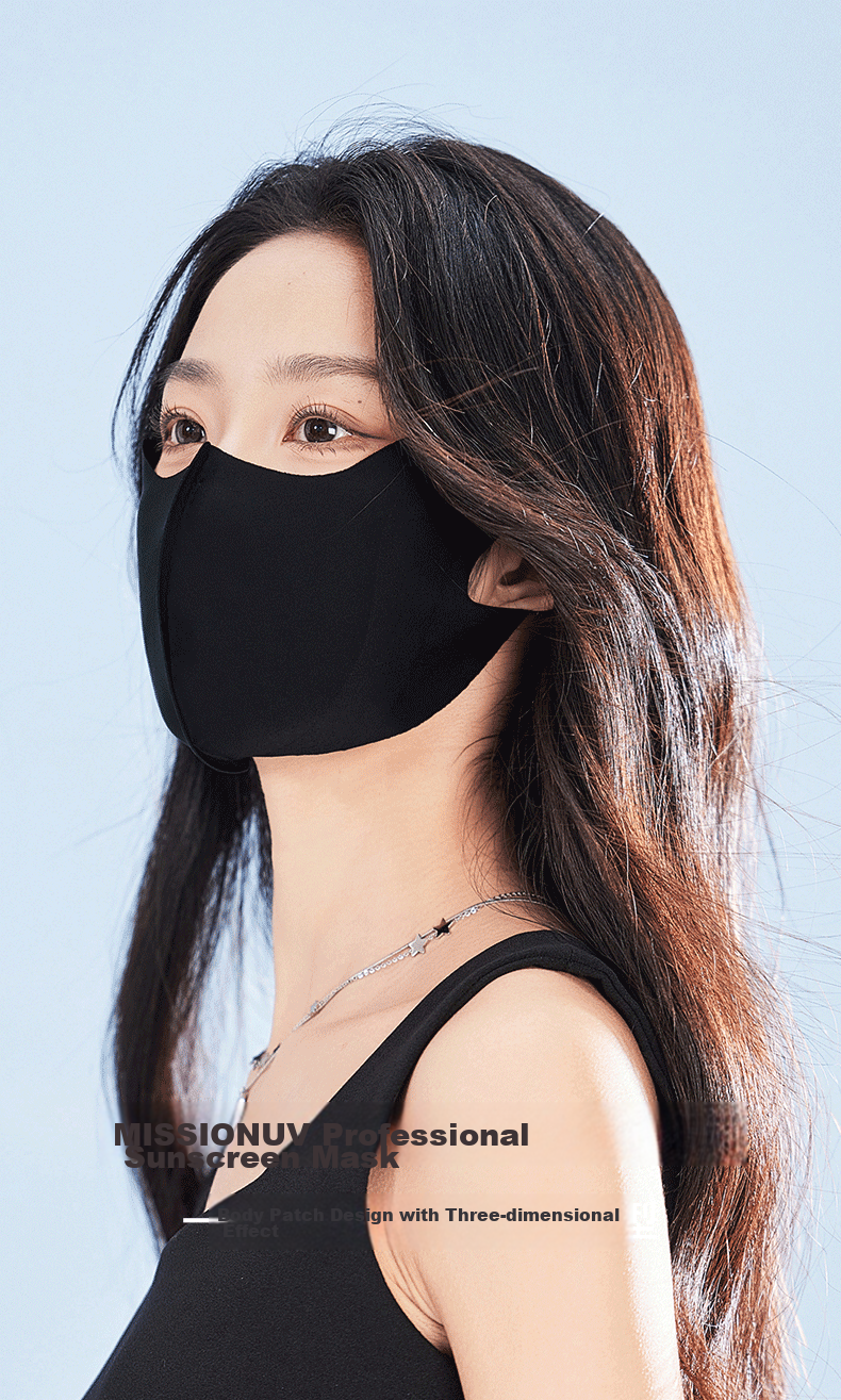 MISSION UV Unisex Ice Silk Sun Protection Face Mask, Summer UV-Resistant Sunshade, Breathable Full-Face Mask for Cycling And Outdoor Activities 1