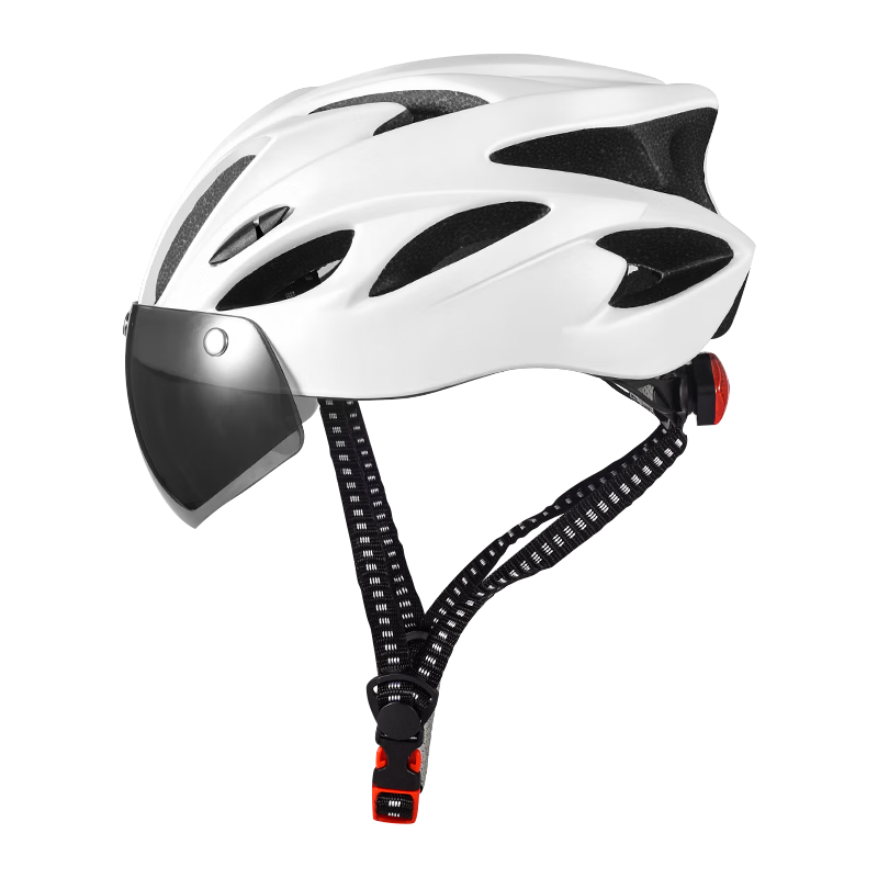 ROGTYO Integrated Bicycle Helmet with Visor, Cycling Helmet for Men And Women, Mountain And Road Bike Safety Helmet