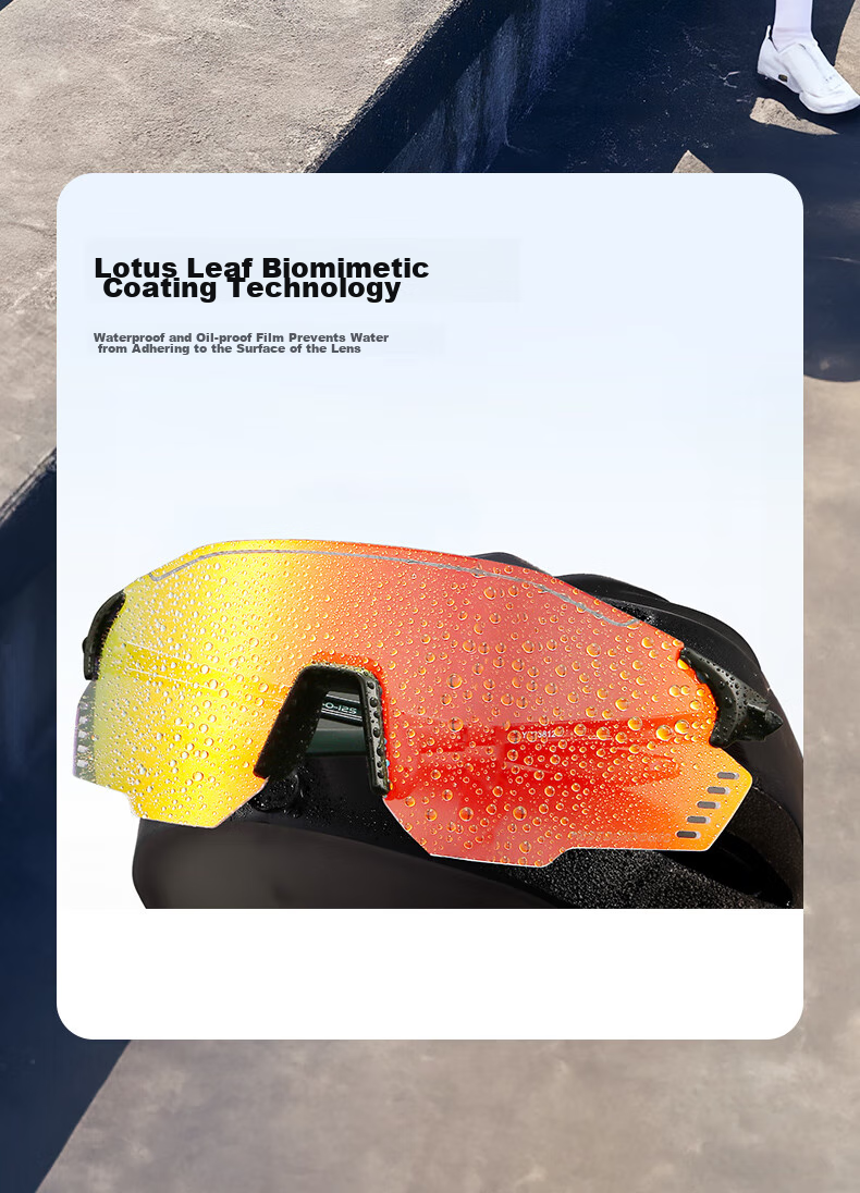 CAPONI Color-Changing Cycling Glasses for Men And Women, Outdoor Sports Running Sunglasses, Day And Night Dual-Use Hiking Sunglasses, UV Protectio 14