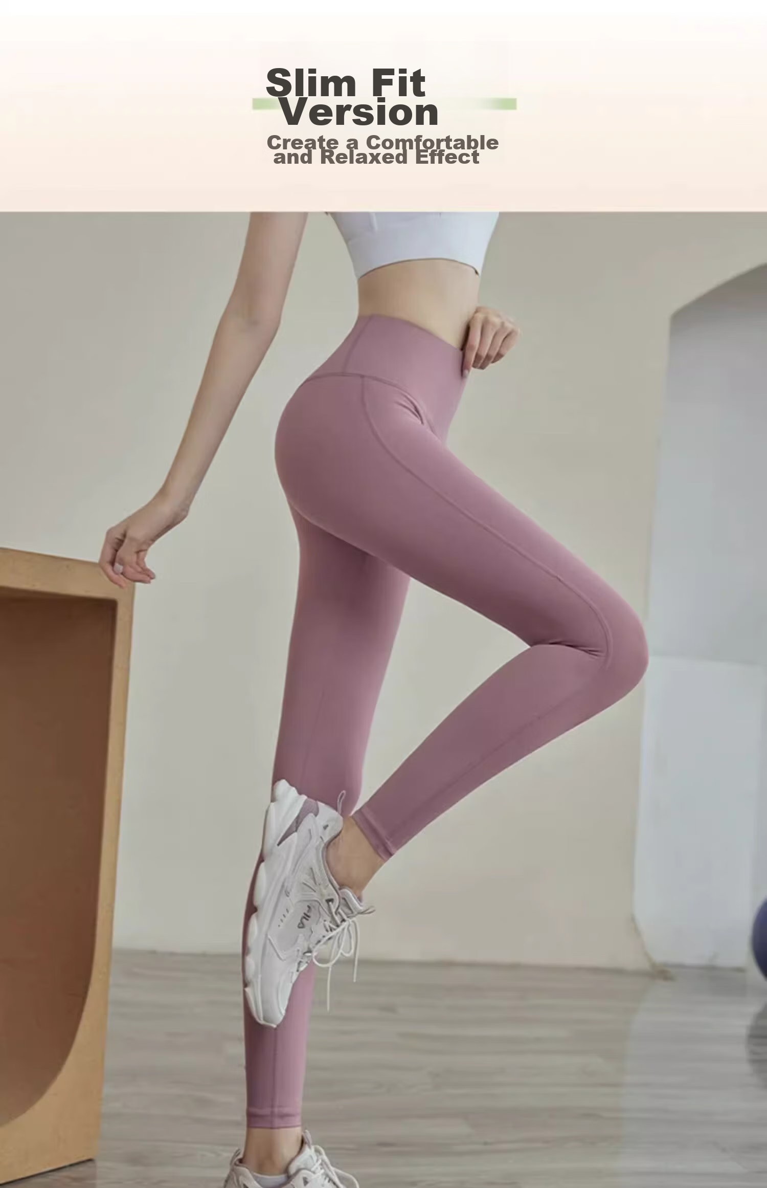 Youyou Yoga Pants for Women, High-Waisted Elastic Tight-Fitting Leggings, Outer Wear Sports Pants Two-Piece Set J21016XY Gray Purple Regular Style 2XL 15