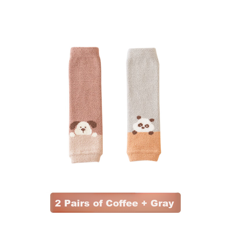 LAXIALIYA Baby Knee Socks, Infant Long Socks, Leg Protectors, Girls' Slouchy Socks, Boys' Crawling Socks, Thick Diaper Changing Socks for Autumn And Winter