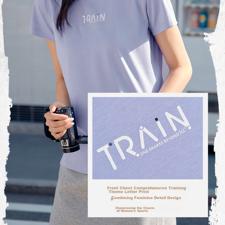 361° Women's T-Shirt Summer New Trendy Casual Loose Sports Top Short Sleeve Mother's Day 662629106-3 12