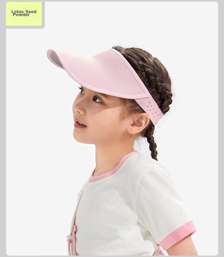 Beneunder Children's Sun Protection Hat, Sun Visor Cap for Boys And Girls, Open-Top Sports Baseball Cap DS56824, Raspberry Red 33