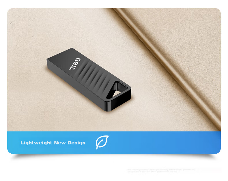 GEIL 32GB USB2.0 Flash Drive, Mini Version, Gray Metal Case, Car USB Drive, Office Study Business Universal Flash Drive, GS60 Series 9