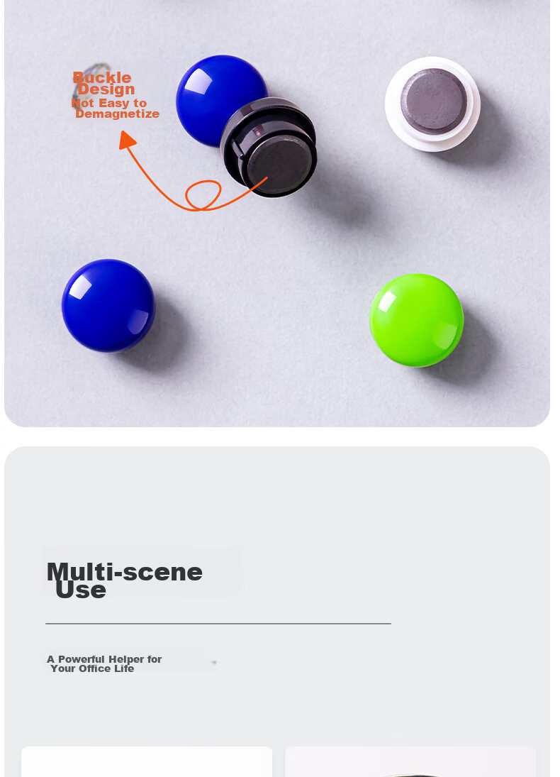 Deli 12 Pieces/card Colored Spherical Magnetic Pins, Refrigerator Stickers Whiteboard Accessories Round Magnetic Particles Small Magnetic Buttons Strong Magnet Magnetic Iron Stone Buckle Magnetic Pins Teaching Office Use Children Teachers 7823 6
