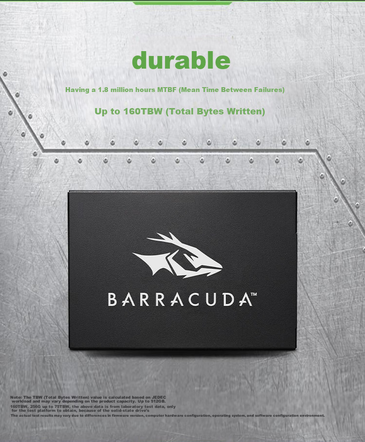 SEAGATE 1TB SSD Solid State Drive SATA 3.0 Interface Desktop Laptop Hard Drive Read Speed up to 540MB/s SEAGATE Ku Yu 6