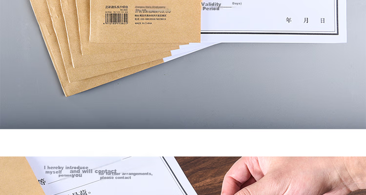DiLe Premium Series Customized Recommendation Letters, Financial Documents, Office References, Company Introductions, 50 Sheets/book, 4503 (Pack of 5) 15