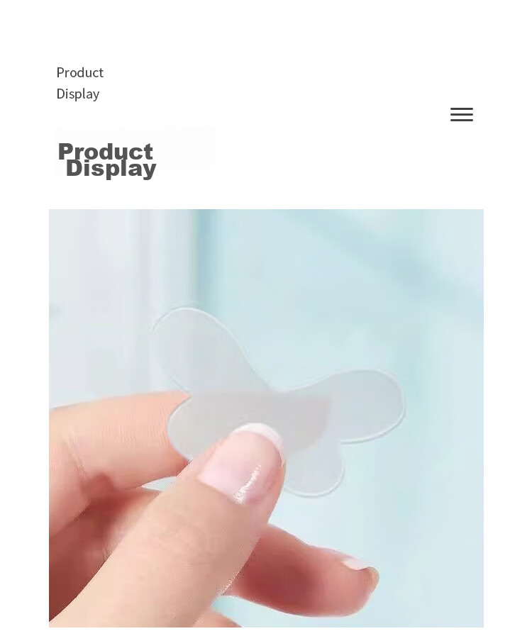UPLUS Fairy Ear Stickers Butterfly Style 40 Pieces Newly Upgraded Strong Support Wind-Seeking Ear Stand Invisible Waterproof Shaping 8