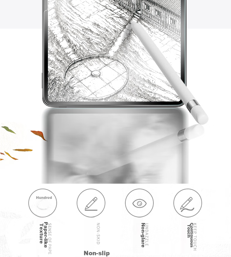 ESCASE Huawei MatePad Pro 11 Paper-Like Film Tablet Protective Film, Kent Paper, 2022/2024 Model Frosted Full-Screen Hand-Drawn Writing And Drawing Professional Screen Protector 2