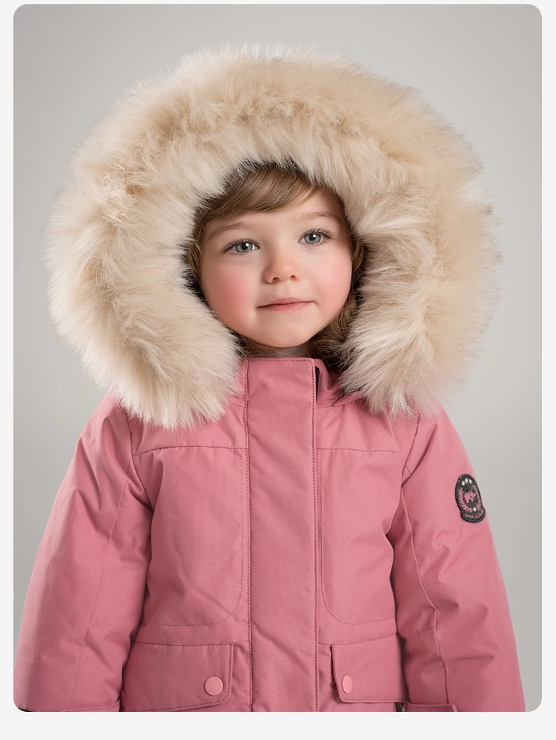 DAVE & BELLA Pompom Down Kids' Warm Winter Jacket Boys and Girls Baby Outerwear 29
