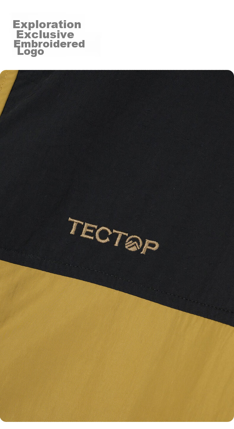 TECTOP Windproof Outdoor Hiking Jacket, Casual Outerwear, 2412205WT, Olive Green/ebony Gray, Size S 15