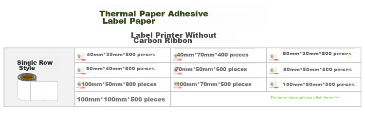 Befon Self-Adhesive Label Paper, Coated Paper 30mm*20mm*800 Pieces, Double Row, Barcode Paper, Printing Stickers 2