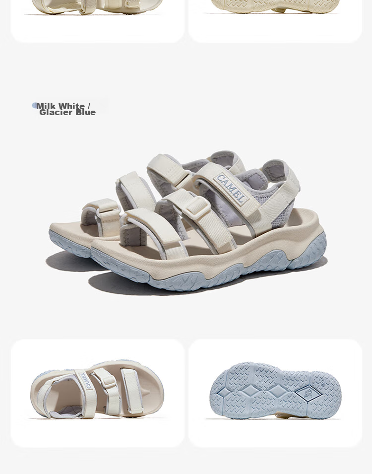 CAMEL Summer Outdoor Velcro Sandals for Men And Women, Quick-Drying Water Shoes for Stream Trekking And Beach, F24B162020 15